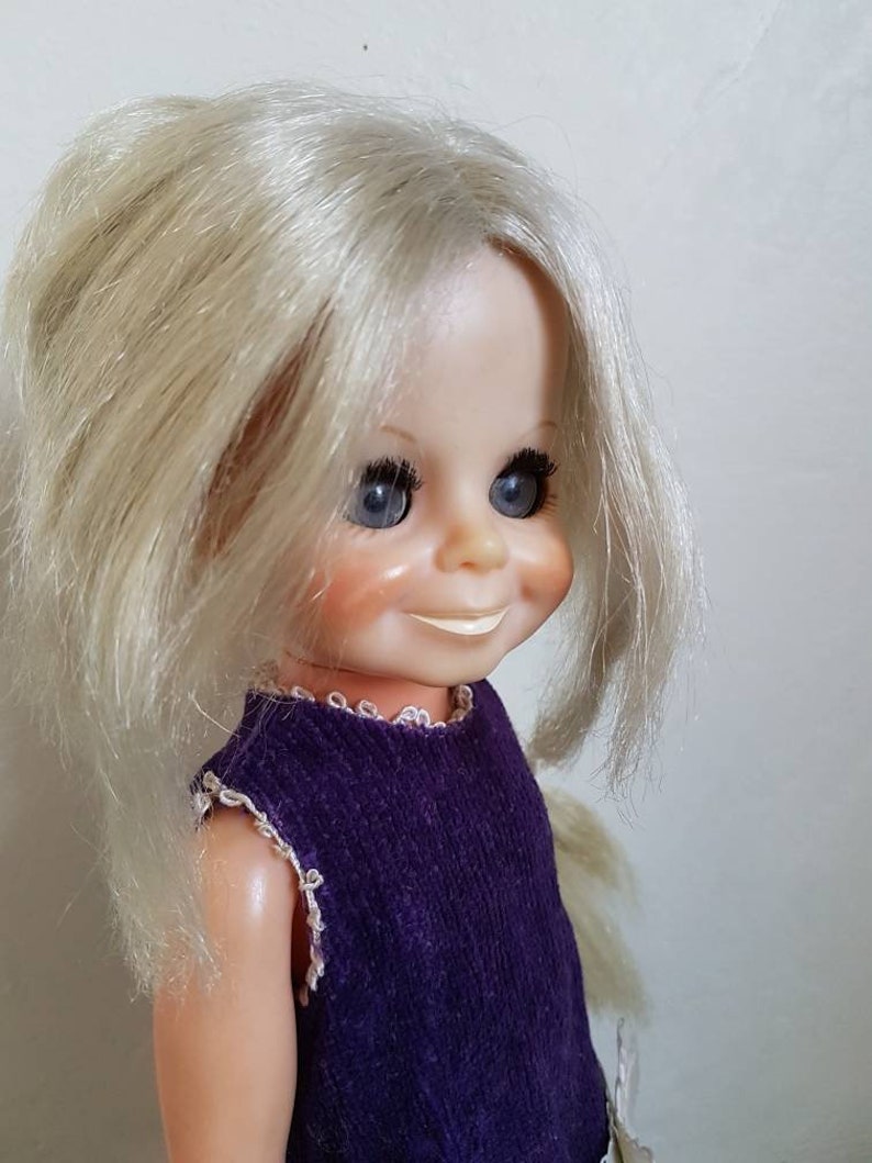 velvet doll with growing hair