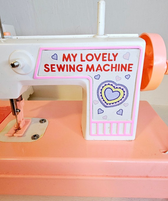 Vintage Candy Pink My Lovely Sewing Machine Pedal Battery Operated