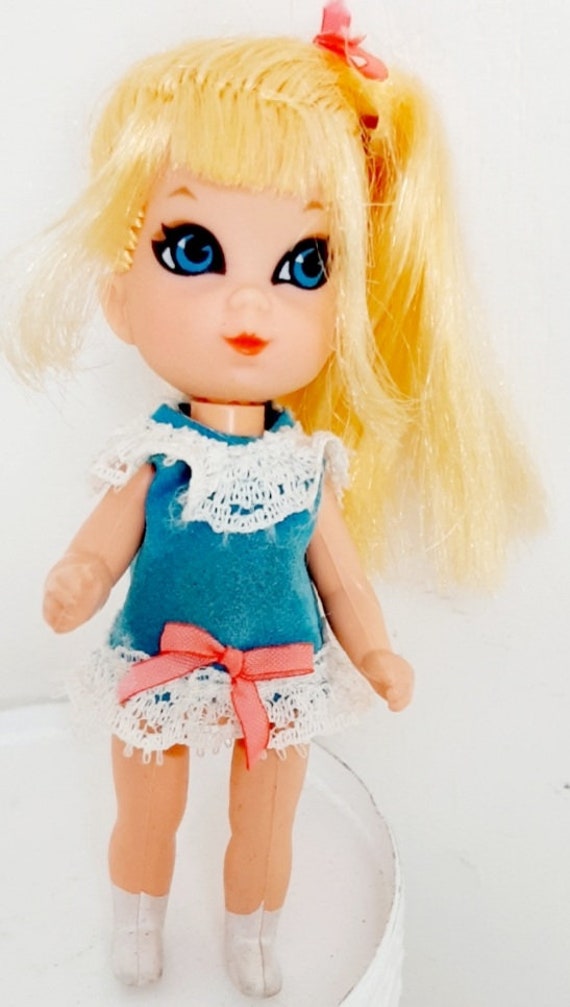 Vintage 1960s Shirley Skediddle Liddle Kiddle Blonde Hair