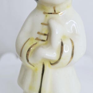 Vintage chinesische Mädchen und Junge Salz Pfeffer Streuer Figuren Kitsch Dekor Gold Details Hand bemalt Küche Serviergeschirr Lot von 2 Bild 12