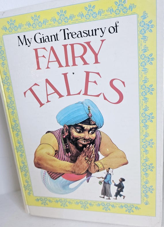 Vintage My Giant Treasury of Fairytales Hard Cover Picture Book