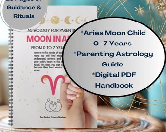 Guía astrológica crianza Luna en Aries• PDF Luna en Aries Bebé • Necesidades Emocionales 0–7 Años, Manual de Crianza