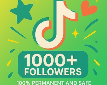 TikTok 1000+ Real Followers | 100% Safe & Permanent | Fast Delivery | Boost Your Profile Growth Instantly