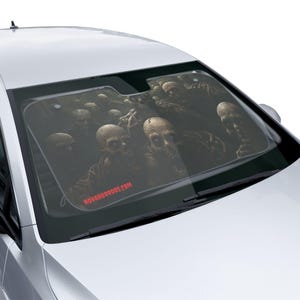 Gothic Zombie Auto Sonnenblende
