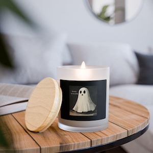 Still Glowing Frosted Glass Candle - Cozy Aromatherapy Gift, Home Decor, Scented Candle, Relaxation, Floral Candle