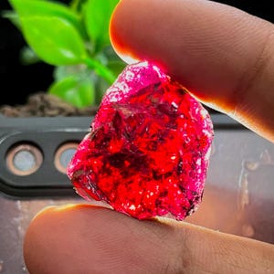 55.00Cts Large Raw Natural Garnet stone 100% natural red garnet rough stone untreated January birthstone healing crystal good quality garnet