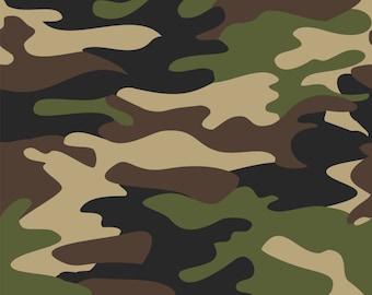 Camouflage seamless pattern PNG