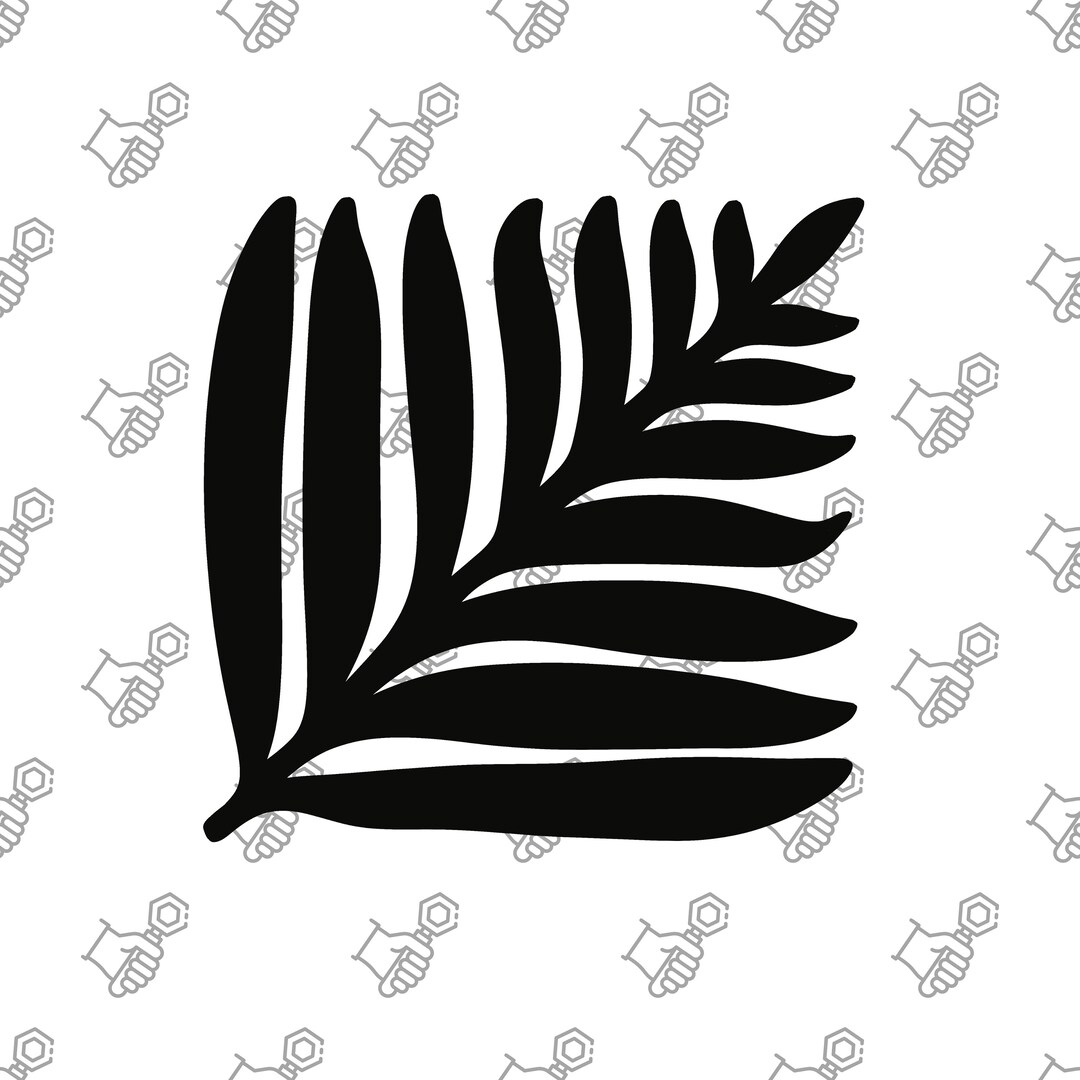 Palm Leaf Clip Art Svg Png Etsy Palm Leaf Clip Art Svg Png Etsy