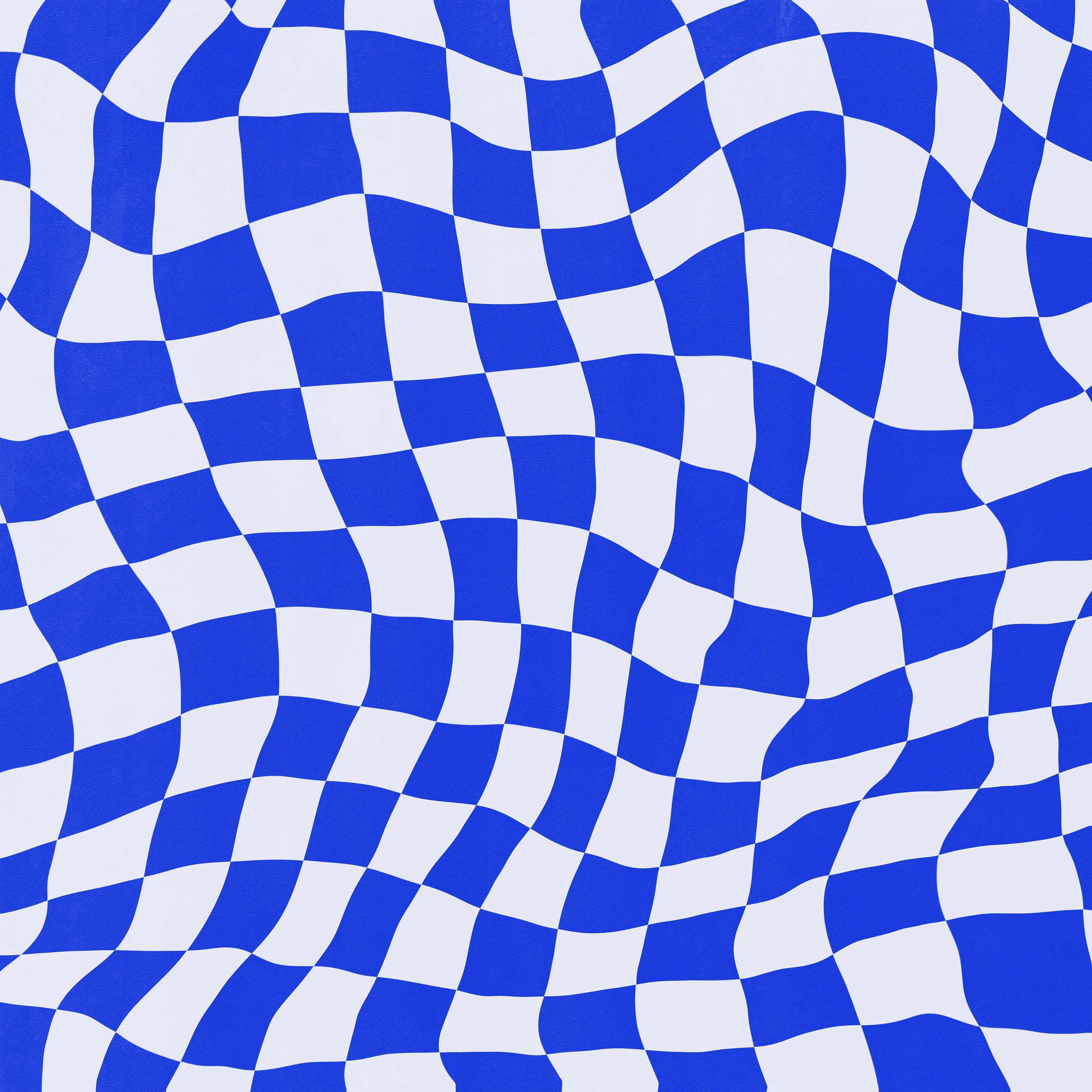 Blue and White Checkers Wavy Pattern Digital Download Etsy