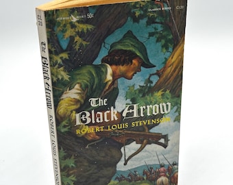 De zwarte pijl door Robert Louis Stevenson, 1963 Vintage Airmont Paperback