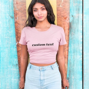 Personalized Text Comfort Colors® Shirt, Custom Name Shirt, Personalized Name Shirt, Custom Shirt for Women, Gift for Mom - Unisex Tee