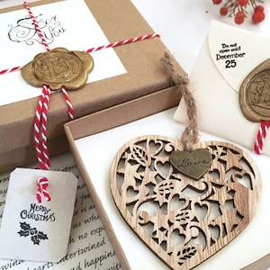 Personalized Romantic Christmas Gift for Her, Love Letter for Wife ...