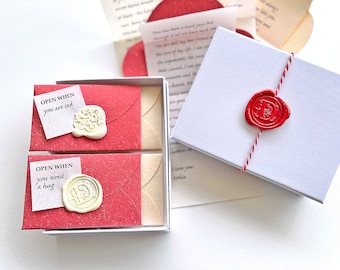 Personalized OPEN WHEN letters Keepsake. Gift for army boyfriend/girlfriend, deployed husband/wife