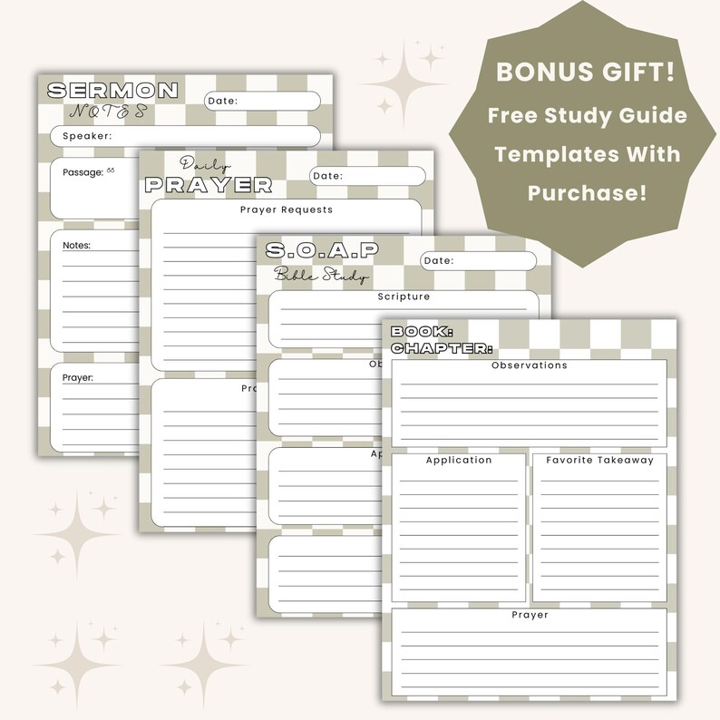 Old Testament Bible Book Summaries, Printable Study Guide (digital ...