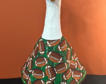 Football Porch Goose Dress with Bow