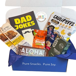 Dad’s Birthday Gift Box, Personalized Handwritten Note, Fun and Memorable
