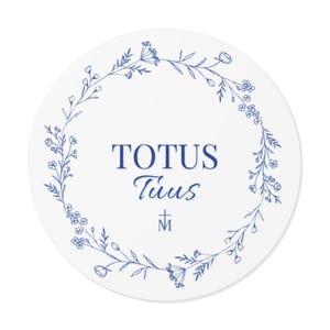 Totus Tuus Sticker | Catholic Vinyl Sticker | Marian Devotion | Saint John Paul II Inspired