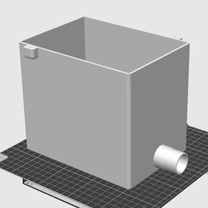 Outdoor Water Drainage Box w/ Catch Bin for Downspout **DIGITAL FILE ONLY**