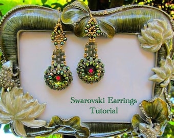 Beaded Swarovski Earrings Tutorial: Easy Step-by-Step Guide