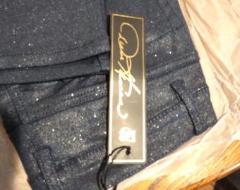 Women’s Boutique Stretch Sparkle Pants by D2 – Size 8 – New