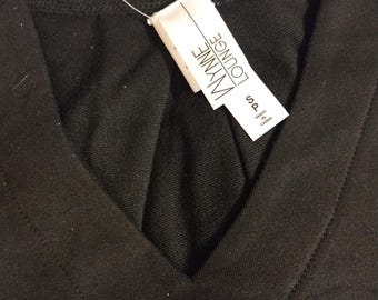 Wynne Lounge Black Long Sleeve Top Size S • V-Neck Pullover or Textured Cable Knit Sweater Size 3X – Cream Ivory • Relaxed Fit Loungew