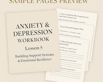 Mental Health Bonus Package – Printable Toolkit for OCD, Anxiety and Depression | Trackers, Crisis-Day Support, Worksheets & Affirmations |