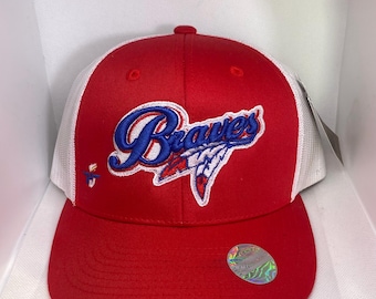 Casquette Braves brodée : Casquette réglable Snapback