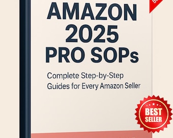 2025 Amazon Seller SOP Library Access | 100+ Standard Operating Procedures | Key Amazon FBA SOPs for Beginners, Experts, free QR codes