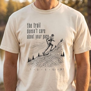 Trail Running Shirt, Runner Gift for Him