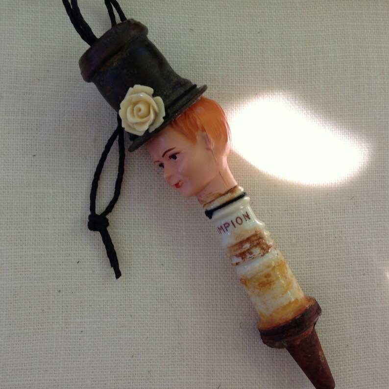 Spark plug ornament. champion. groom. one of a kind original Etsy