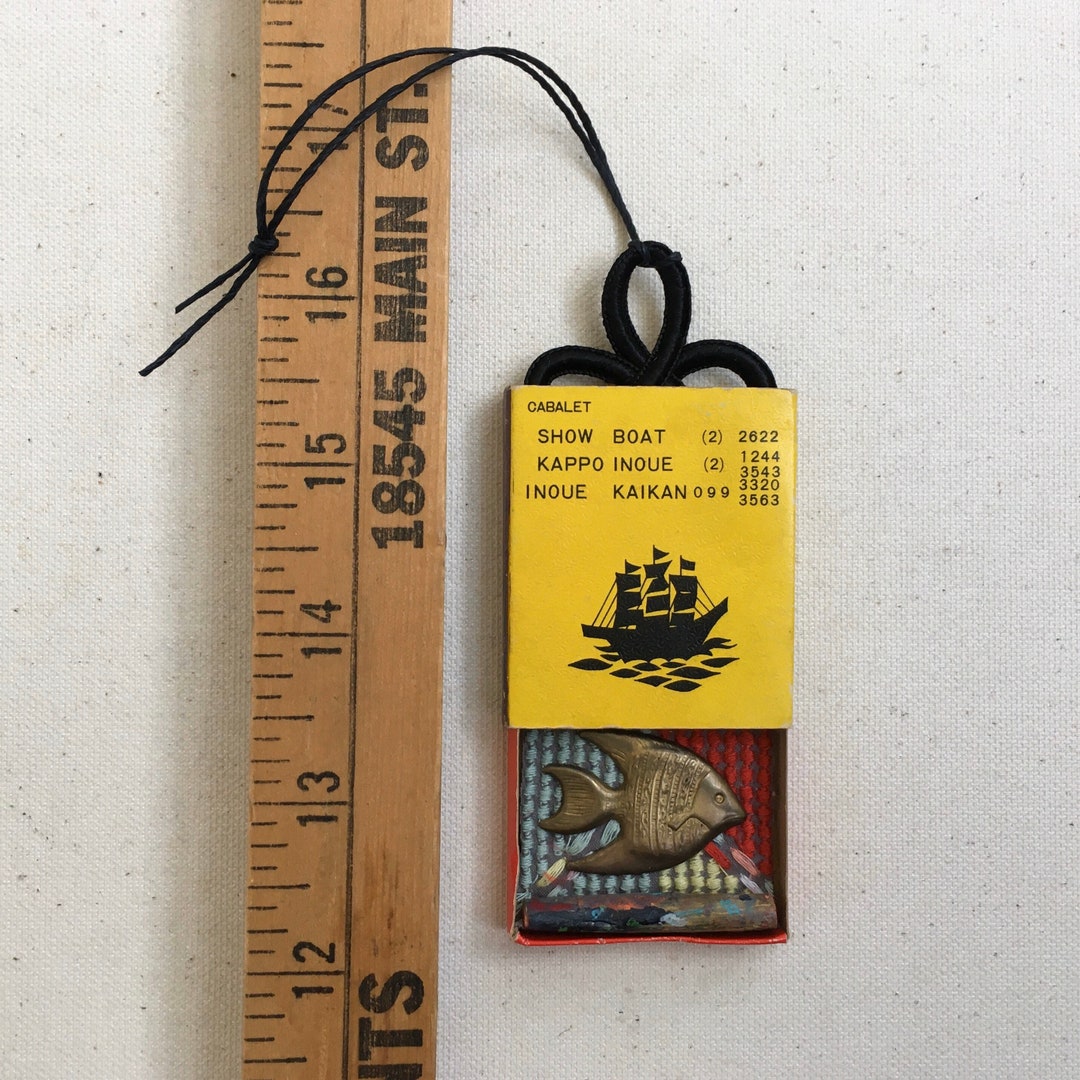 Japanese Matchbox With Fish Assemblage Art. Japan. Vintage Finds. One ...