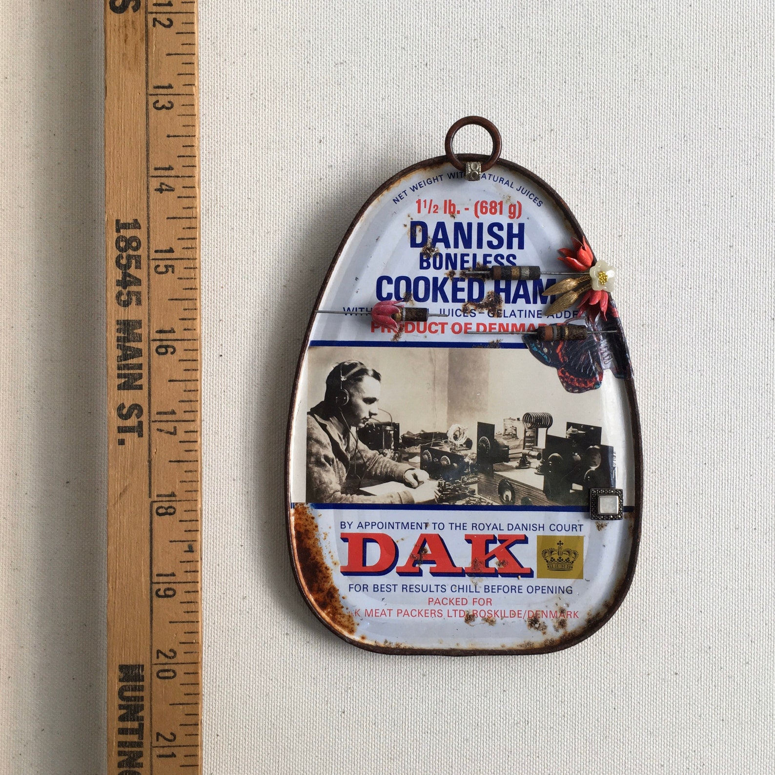 HAM Radio Assemblage Art. Vintage Radio Original Mixed Media Etsy