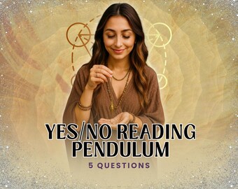 Accurate Pendulum Reading 5-Question Quick Yes No Answer PDF Intuitive Energy Guidance Clear Psychic Spirit Channeling Spiritual Divination