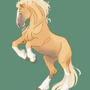 Custom Horse Digital Art