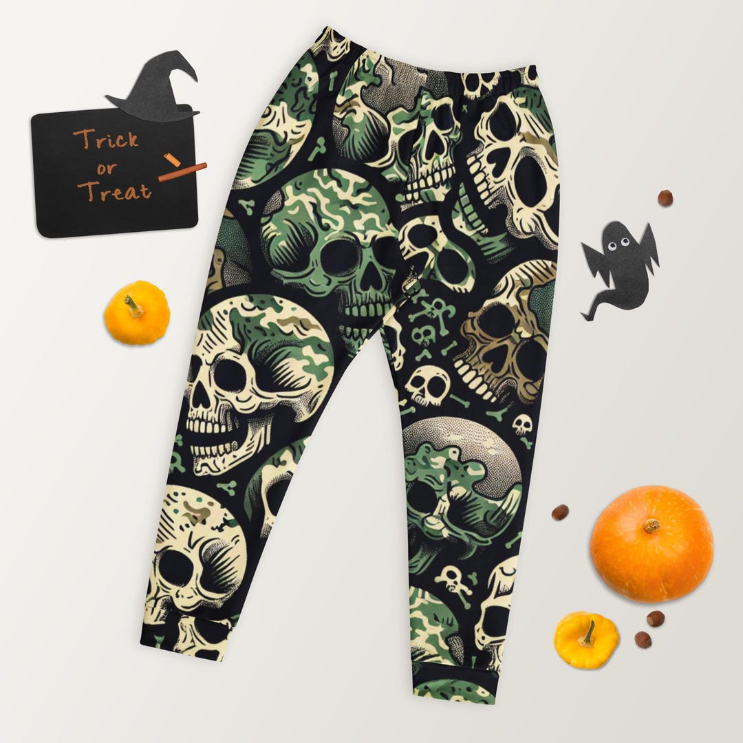 Purple Skull Men's Joggers main image 1
