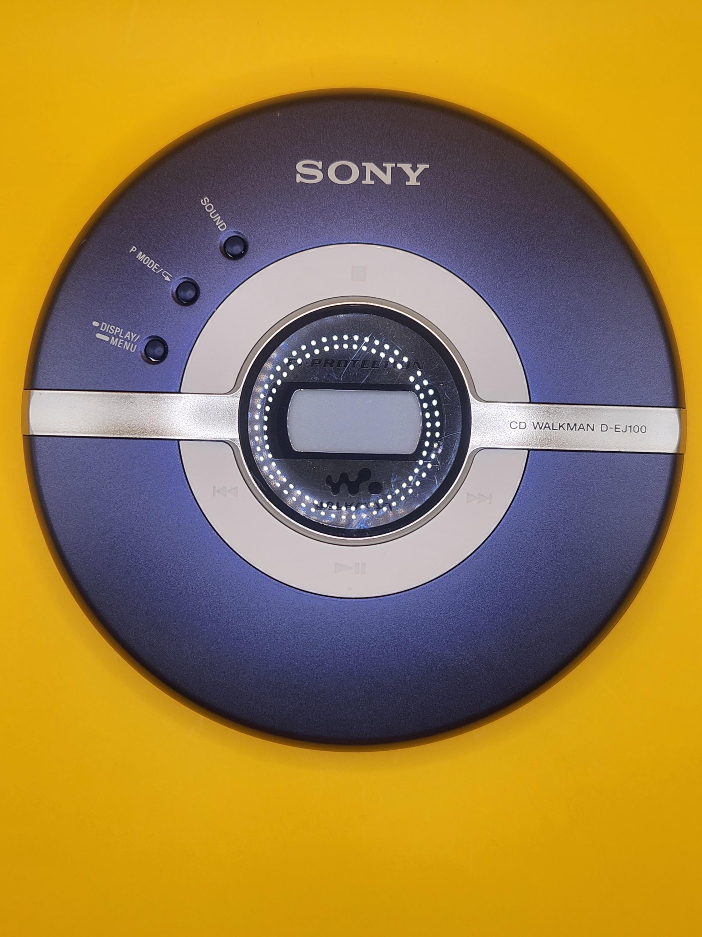 Vintage Sony CD Walkman D-EJ100 Blue - Etsy