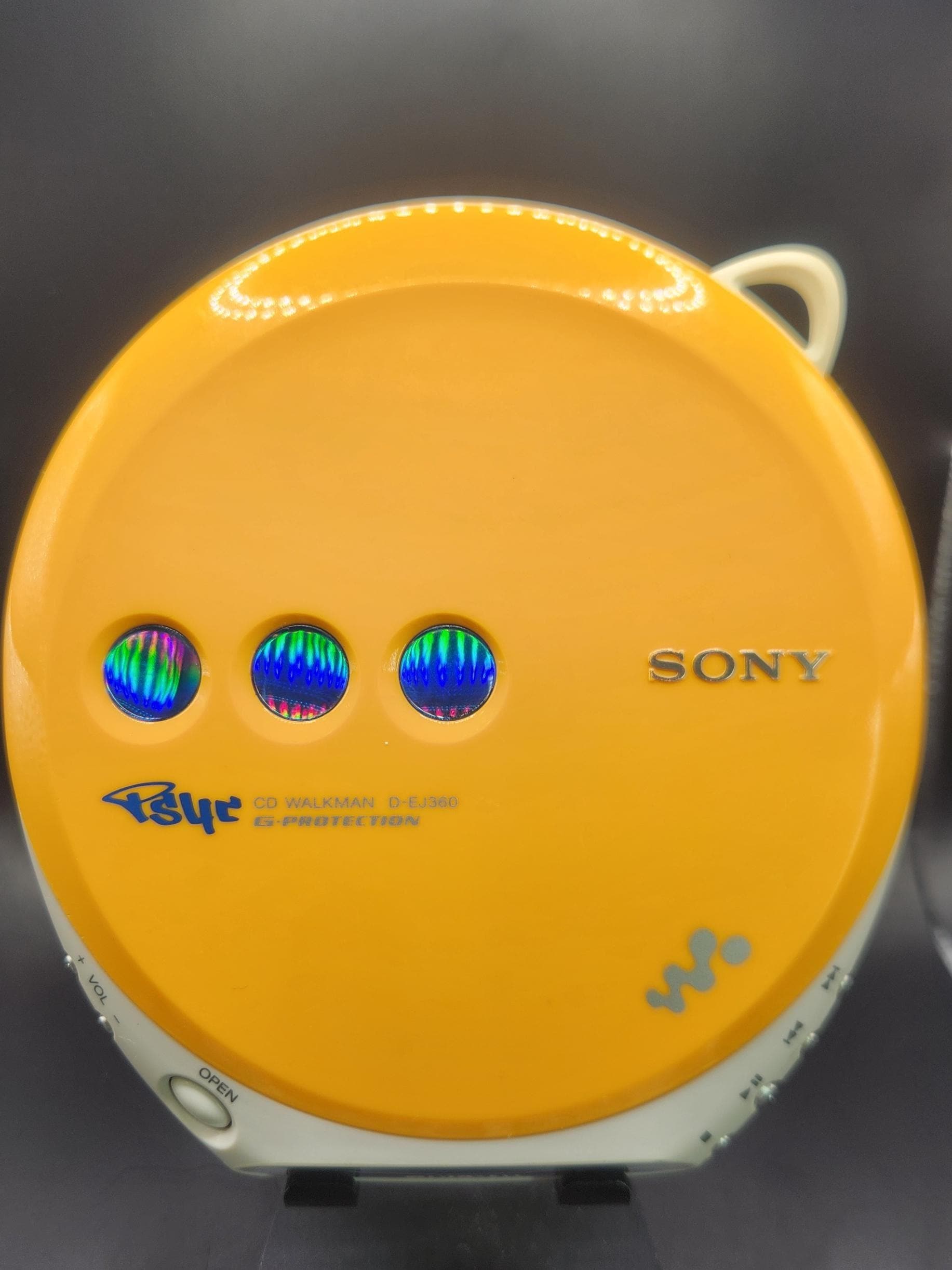 Vintage Sony CD Walkman PSYC D-EJ360 Yellow/white Rare - Etsy