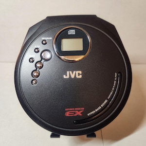 Vintage JVC XL-PG37BK Portable CD Player W/Anti-Shock