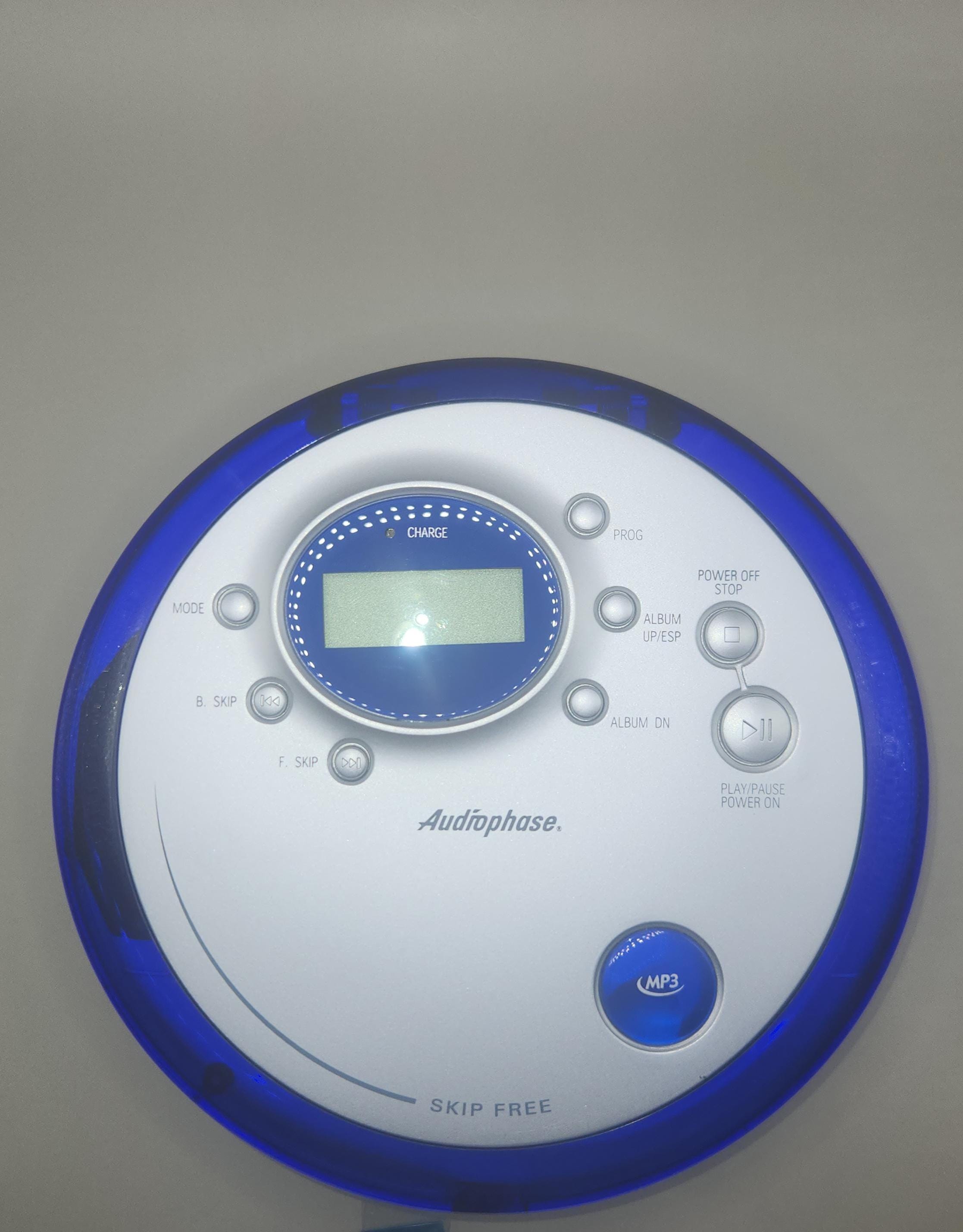 Vintage Audiophase CDM-357 Personal CD Player Blue - Etsy
