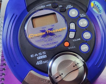 Vintage Aiwa XP-SP911 Cross Trainer CD Player Blue