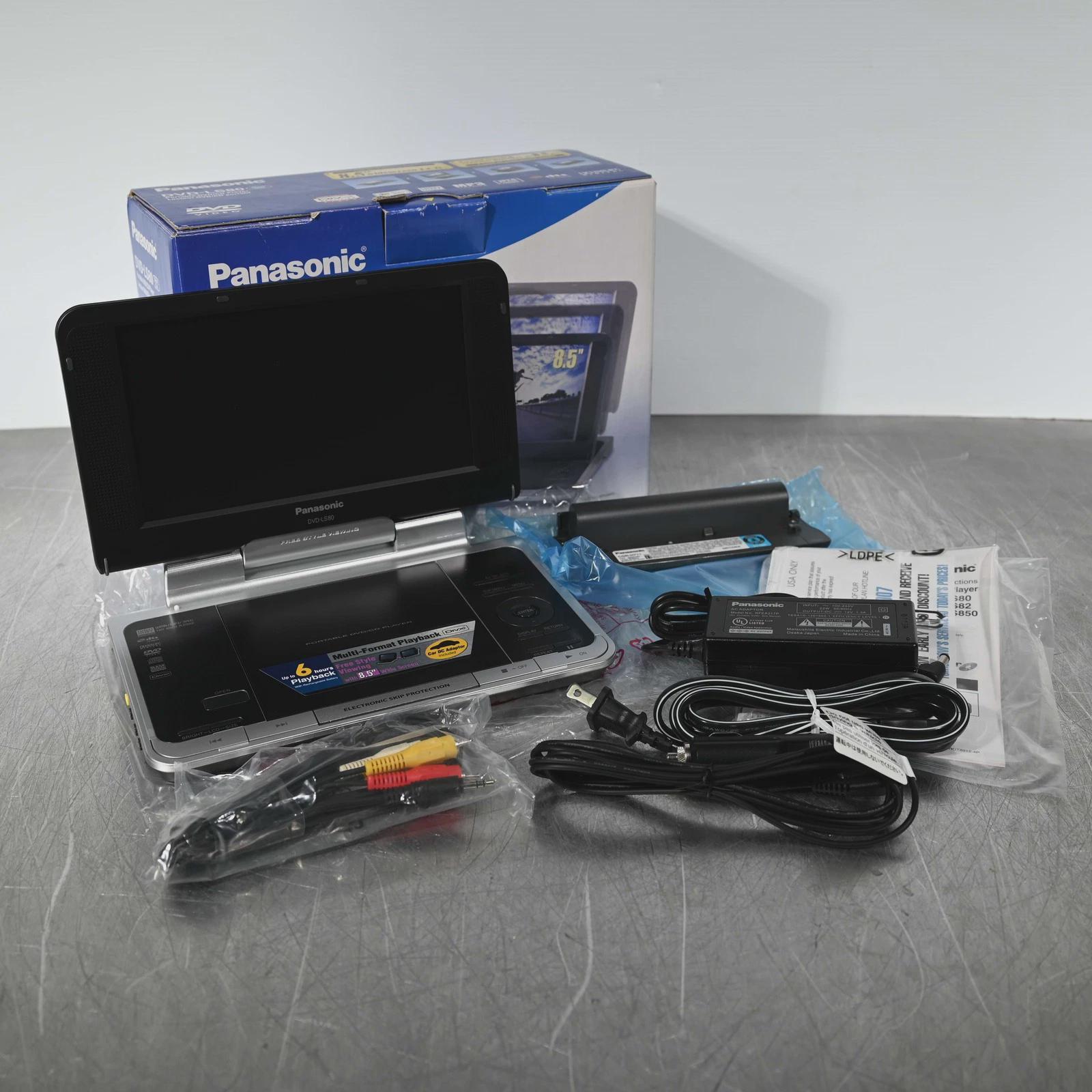 Vintage Panasonic Portable DVD Player DVD-LS80 8.5