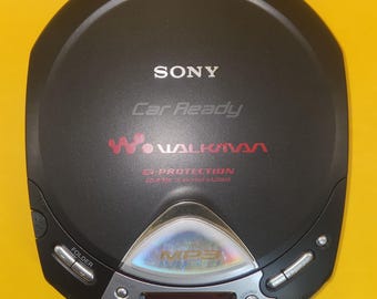 Vintage Sony Walkman Portable CD Player D - CJ506CK Black