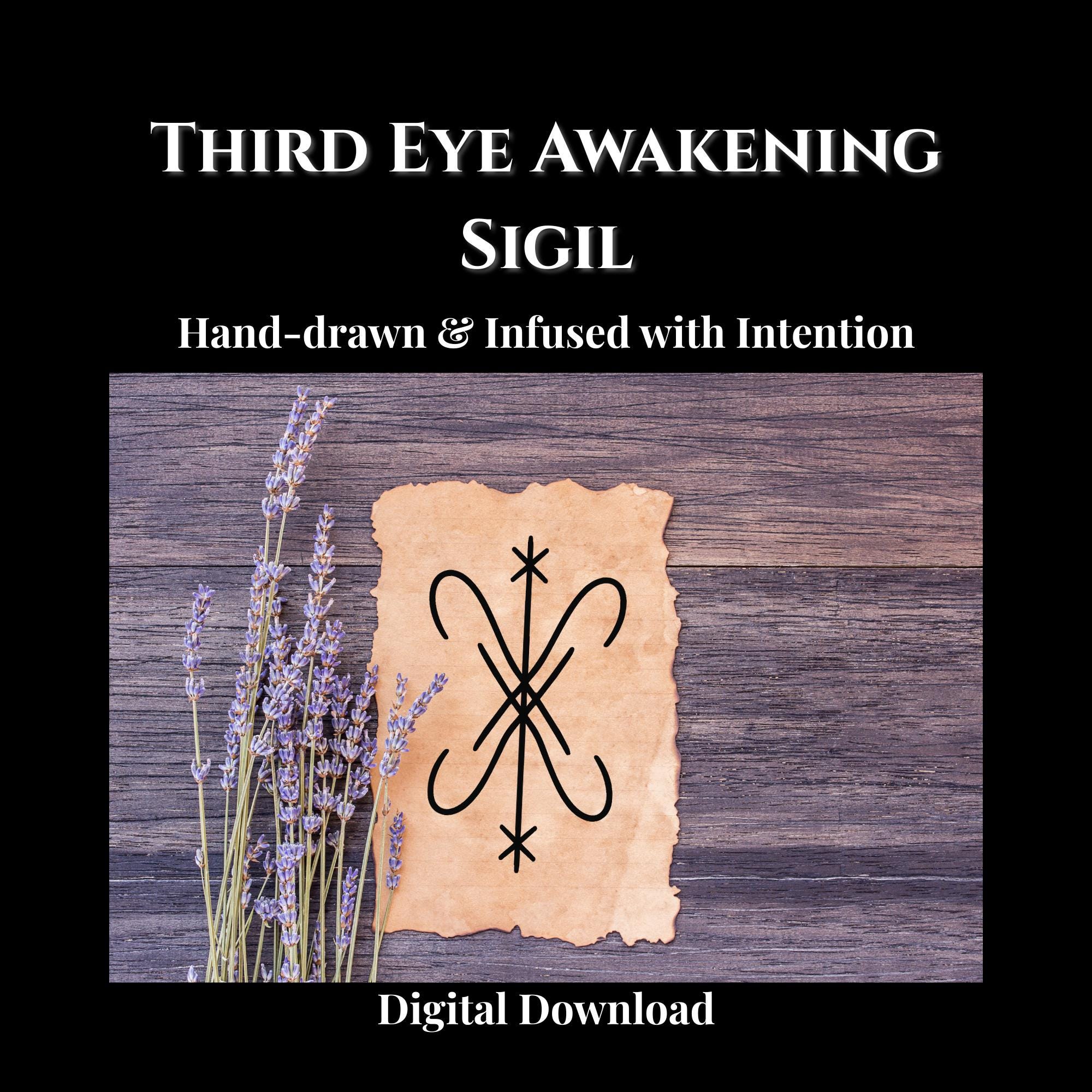 Third Eye Awakening Sigil – Hand-drawn & Energy Infused for