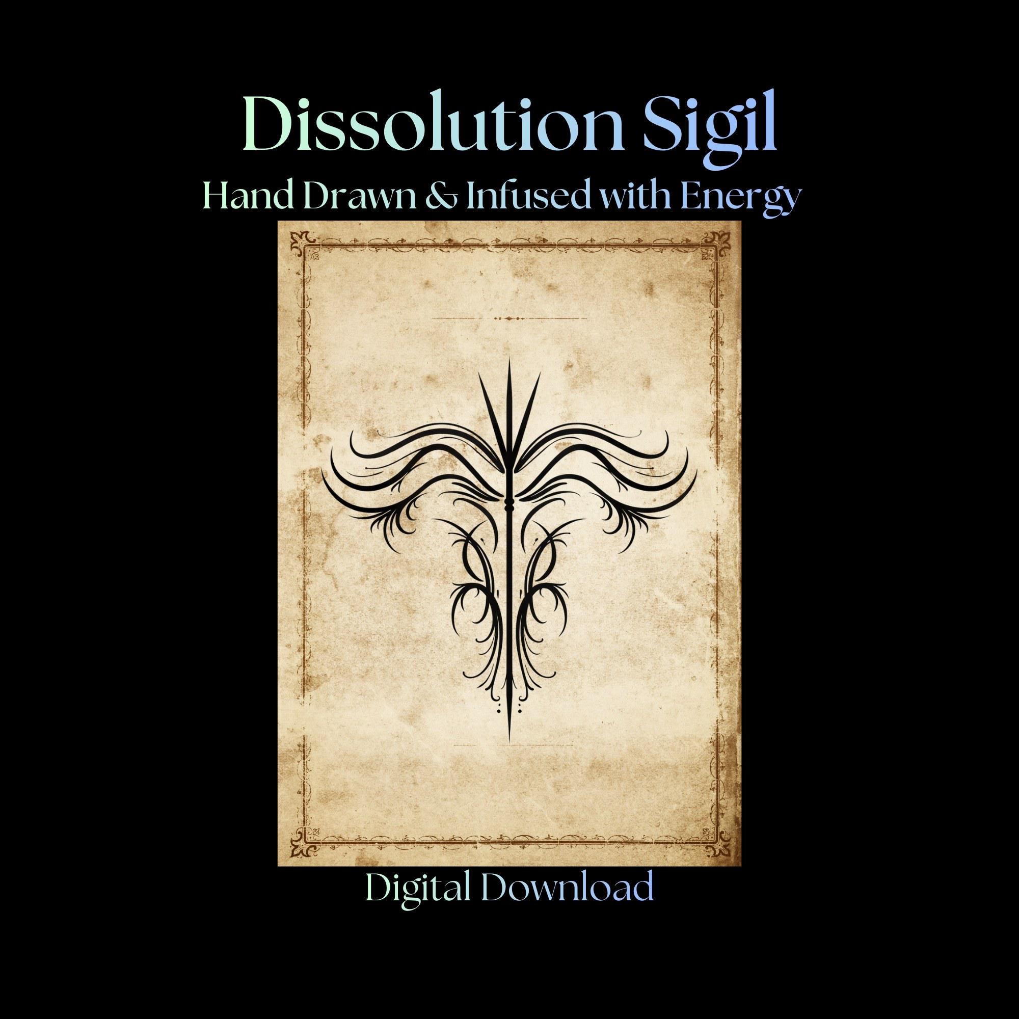 Dissolution Sigil – Releasing & Letting Go | Spiritual Alchemy