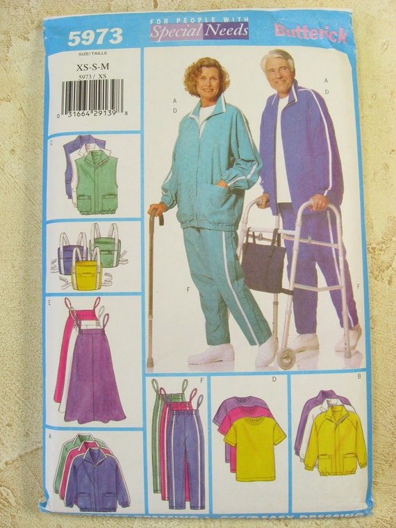 Items similar to Adult special Needs Disability sewing pattern easy
