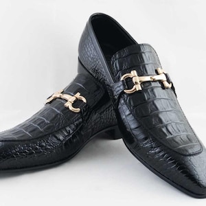 Black and Gold Dress Shoes Mens