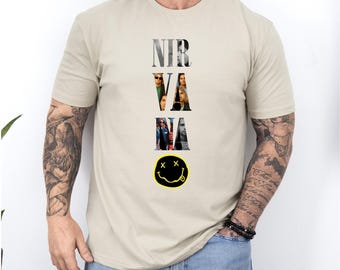Vintage Nirvana Band T-Shirt: 90s Grunge Rock Tee