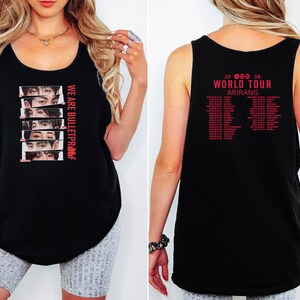 BTS Arirang Tank Top, BTS K-Pop Concert 2026 T-Shirt, BTS World Tour Arirang Tank, Bangtan 2026 Concert Tank, Kpop Tank, Kpop Fan Tank Top