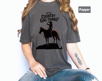 Vintage Country Music Graphic Tee, Retro Western Comfort Colors Shirt