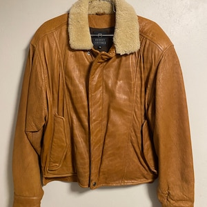 Robert Comstock Leather Jacket for Men - Etsy